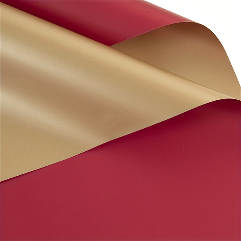 Burgundy And Gold Wrapping Paper