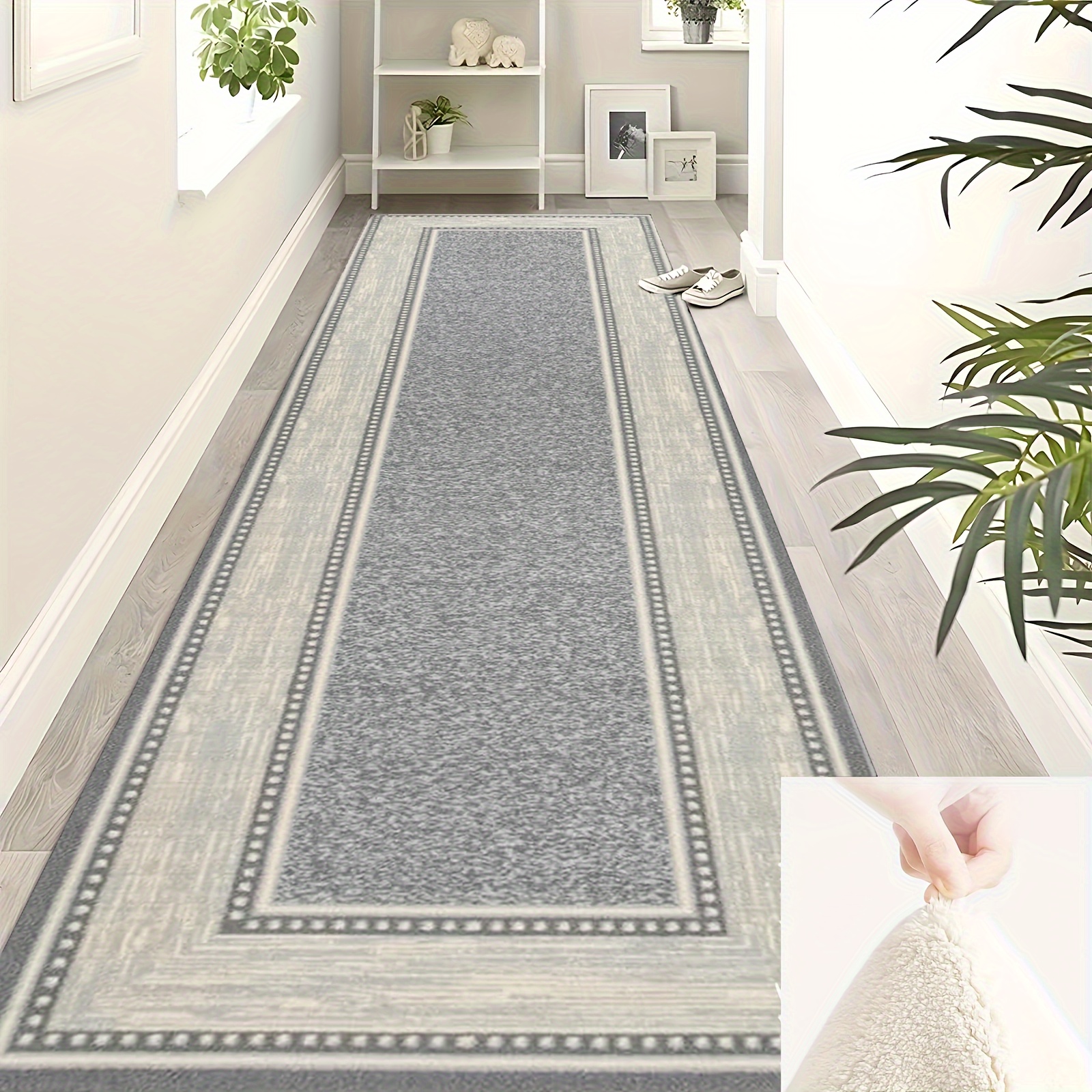 1pc Alfombra Tiras Simple Europea Moderna Alfombra Pasillo - Temu