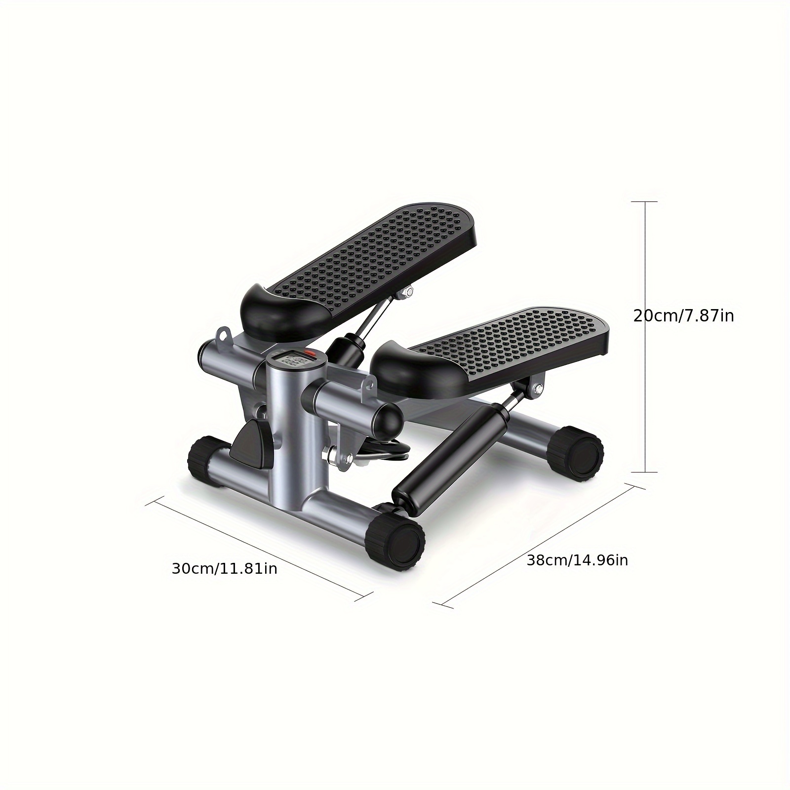 Stepper For Exercise,Mini Stepper With Exercise Equipment For Home  Workouts,Hydraulic Fitness Stair Stepper With Resistance Band & Calories  Count 350l