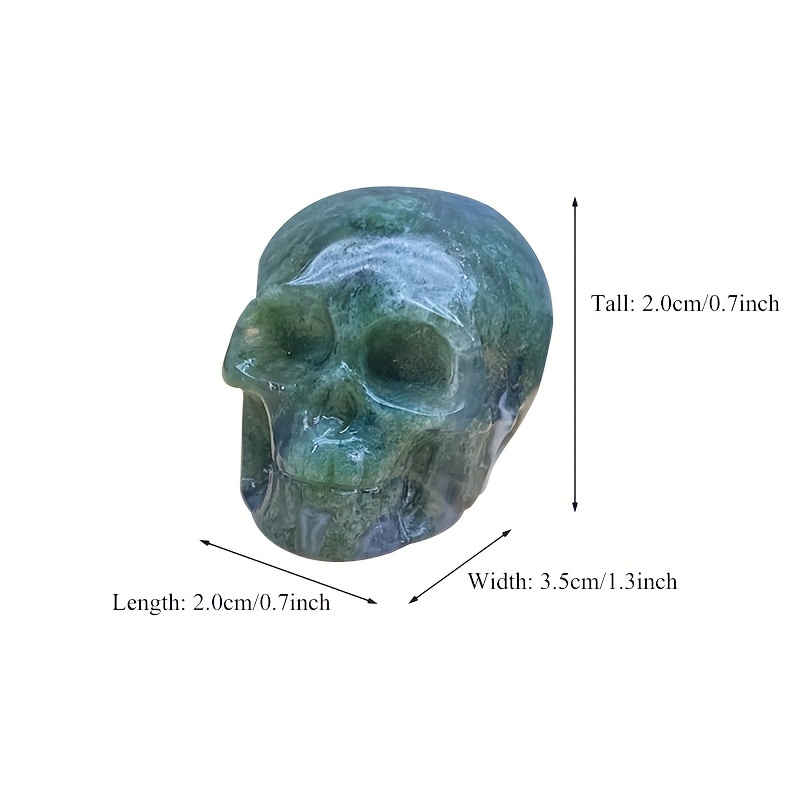 Natural High Crystal Carving Skull for Table Decoration & Healing