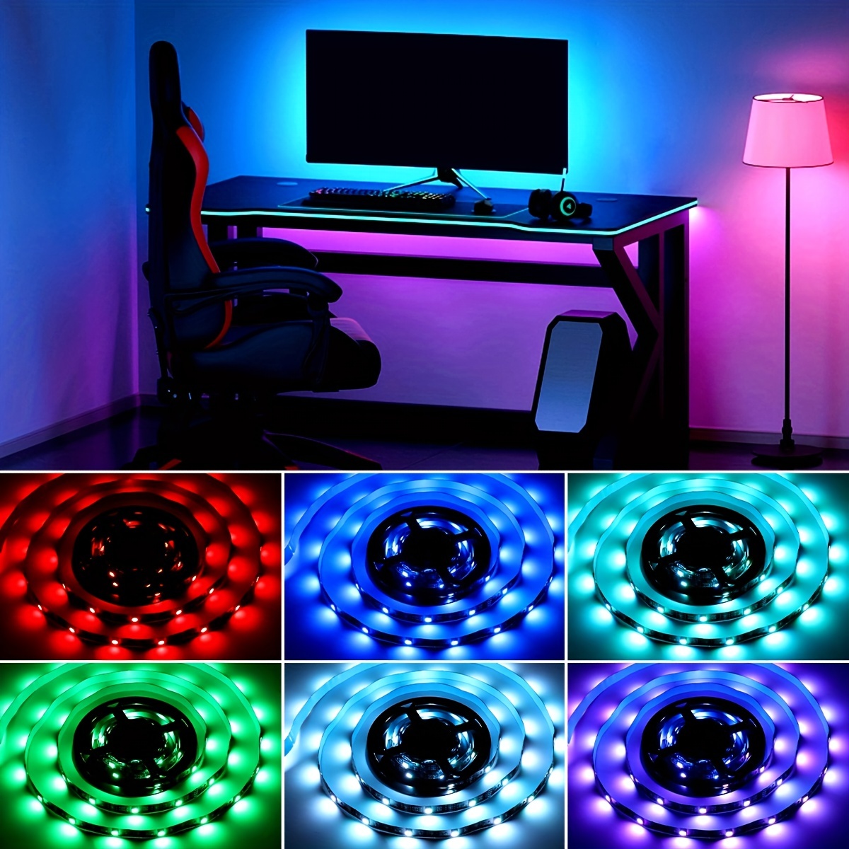 Shelf Lights, Battery Operated Small Led Strip Lights Kit Flexible Color  Changing Smd 5050 Led Accent Kit With Rf Remote, Diy Led Lights For  Bedroom, Tv, Home, Diy Decoration (rgb - ) - Temu Romania