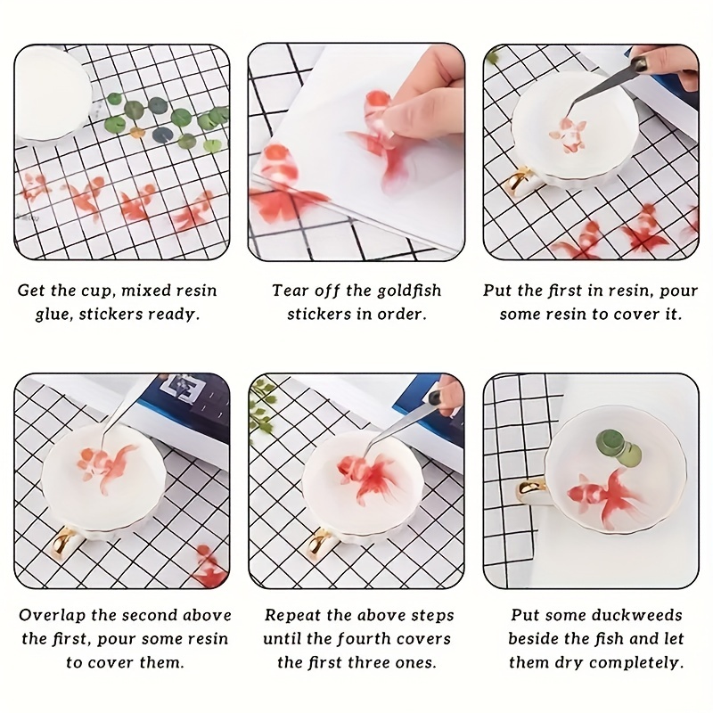 Goldfish Resin Inclusions, Fish Resin Fillers