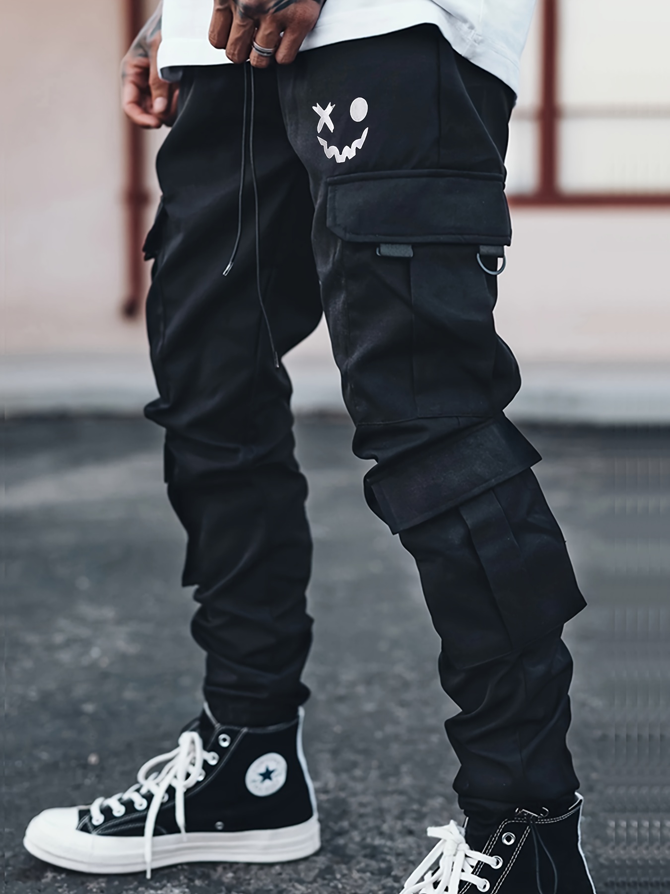 Cargo Pants Men's Sports Pants Joggers with Multiple Pockets and Loose Fit  Casual Cargo Overalls
