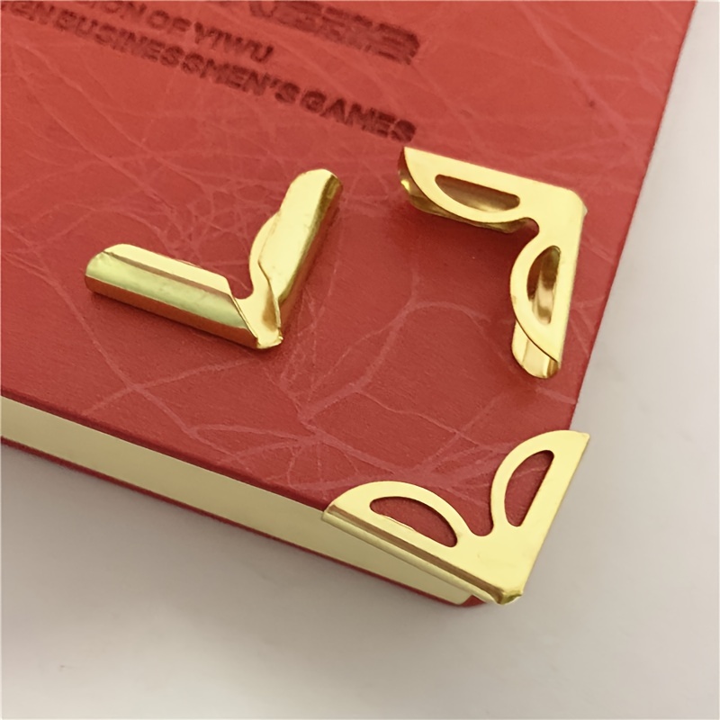 Golden Metal Book Corner Protectors Perfect For Protecting - Temu