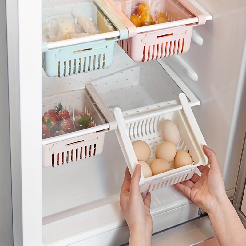 1pc Organizador De Refrigerador Contenedores De - Temu