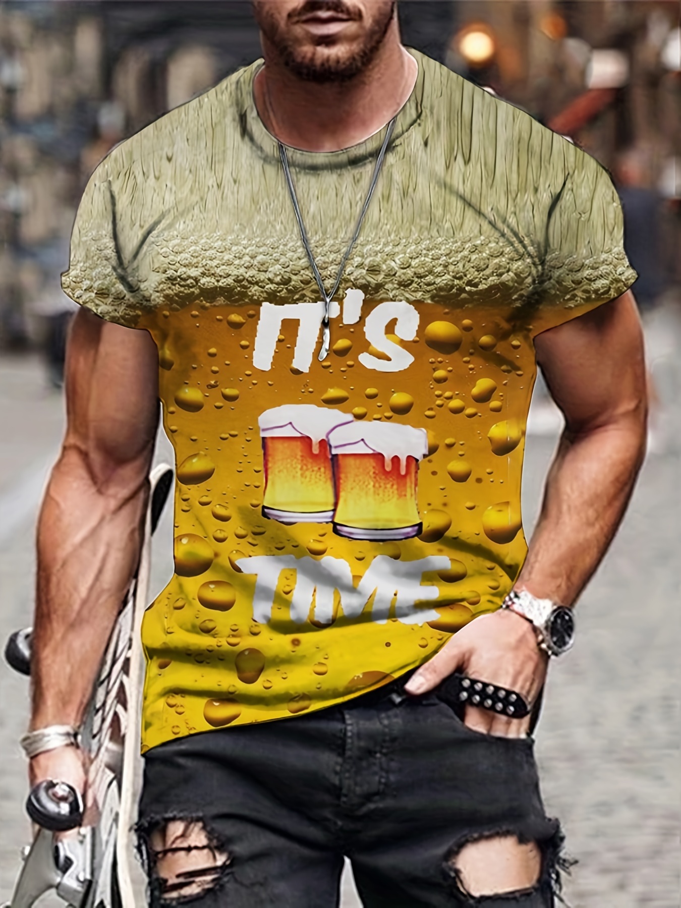 Beer shirts best sale for men