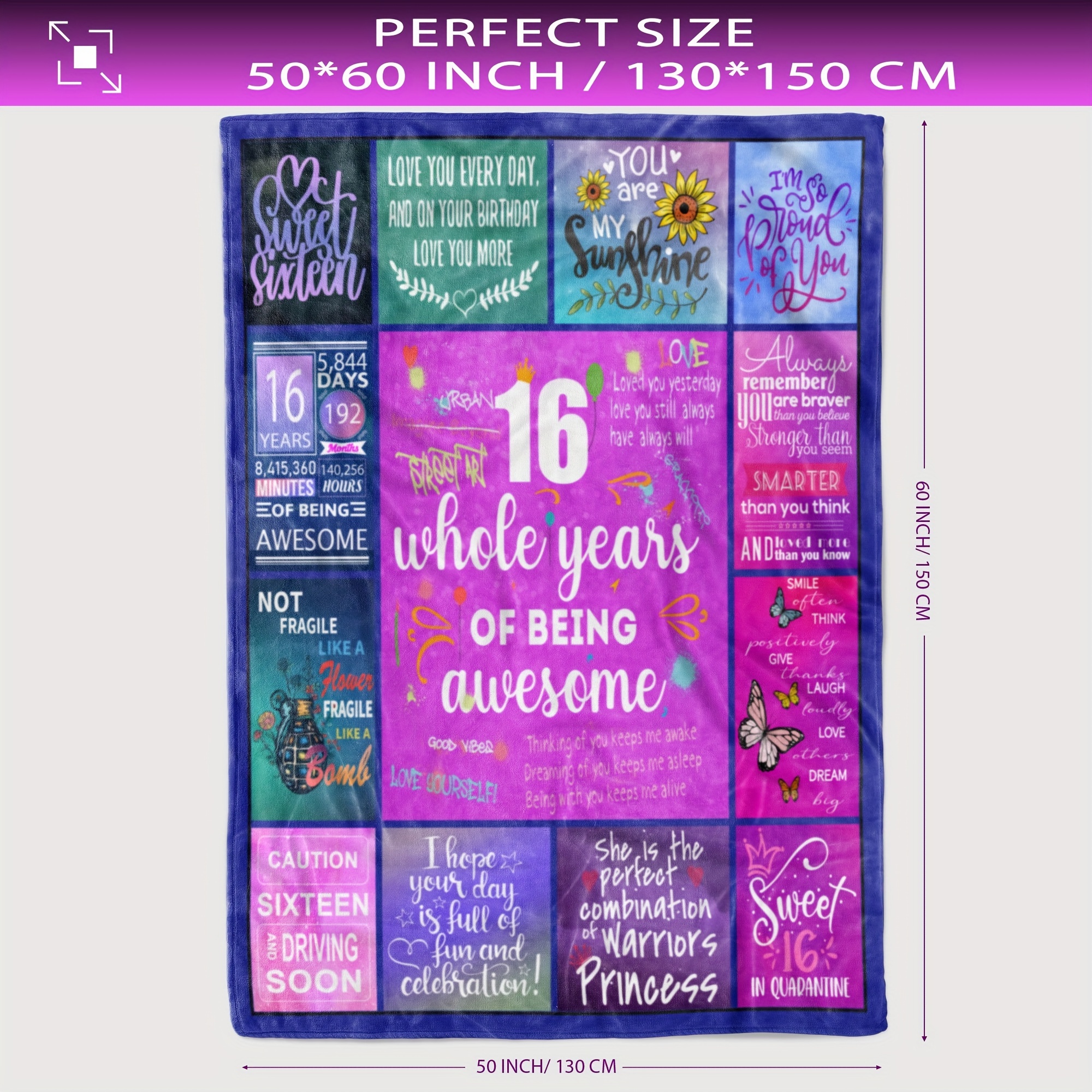Sweet 16 Gift Happy 16th Birthday Boy 16 Year Old Birthday Gift for Girls  Happy Sweet 16 Birthday Christmas Gifts 