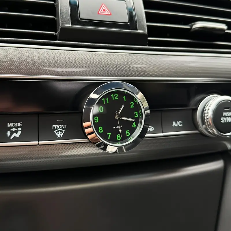1pc Hochwertige Leuchtende Uhr Auto Mini quarzuhr - Temu Austria