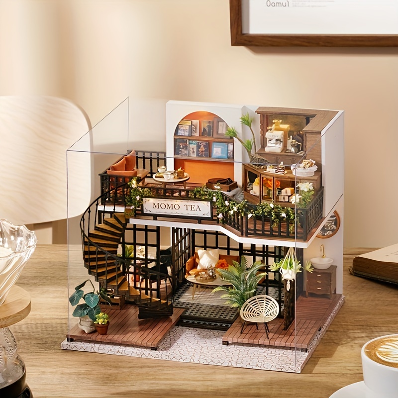 Miniature Rose Garden Tea House Making Kit in 1:12 Scale