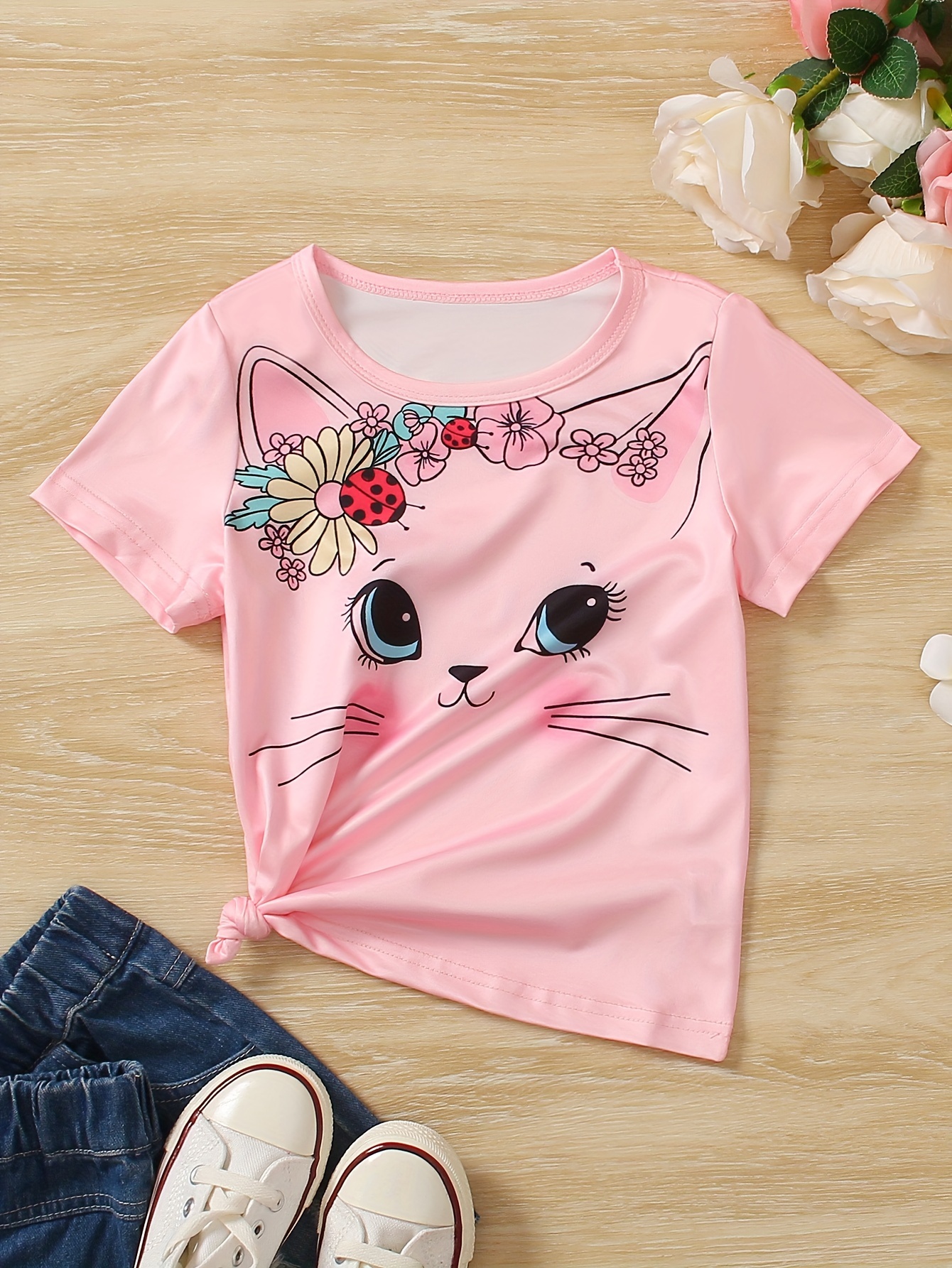 Cute T Shirts For Girls - Temu Australia