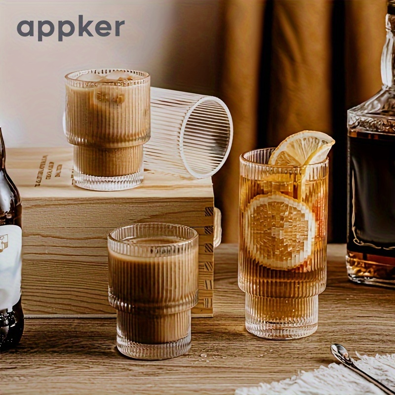 Unbreakable Premium Drinking Glasses Tumbler Cups,Perfect for  Gifts,Dishwasher Safe,Stackable 