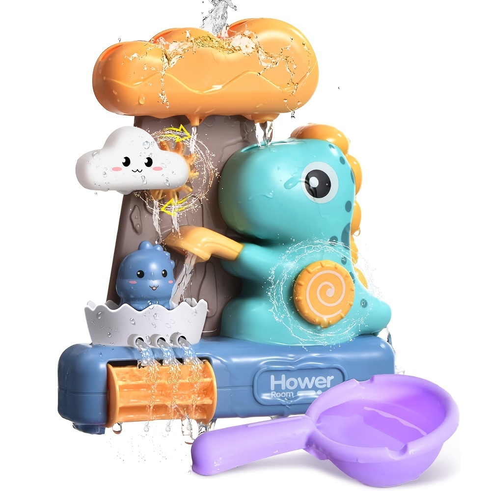  Baby Bath Toys for Toddlers 1-3, 6PCS Dinosaur Bath