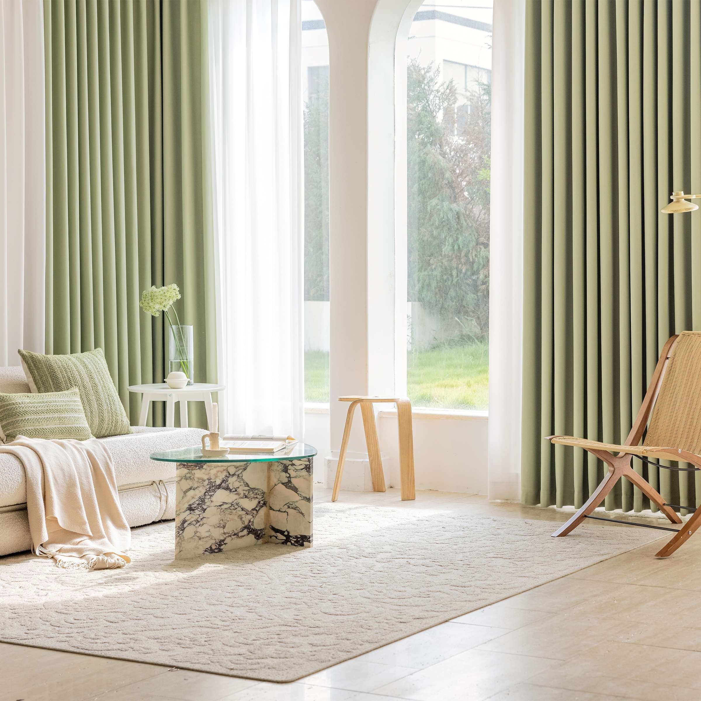 Modernas cortinas de sombra minimalista bordado hueco para Living Comedor  dormitorio.