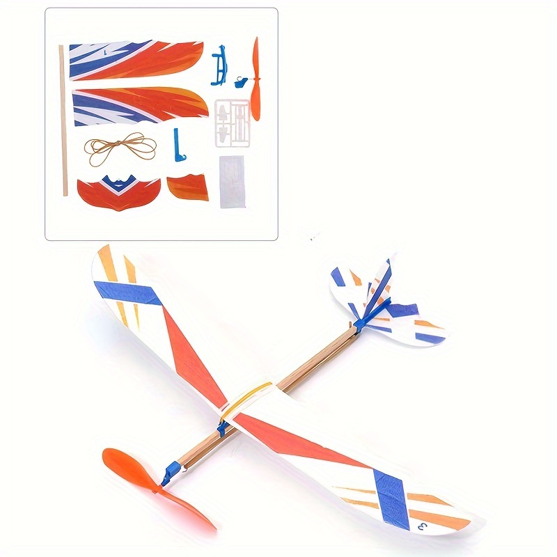 Electric Hand-throwing Paper Airplane Kit with Propeller