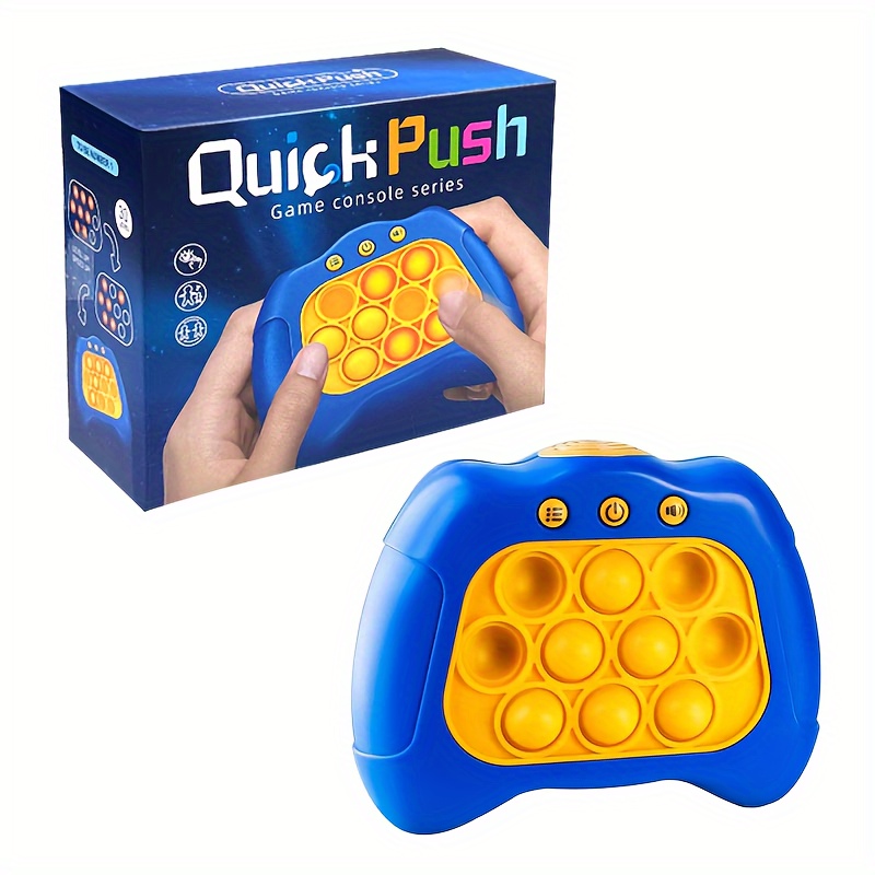 Kids Fidget Toys Electric Push Pop Bubble Sensory Stress Relief Game  Console Toy