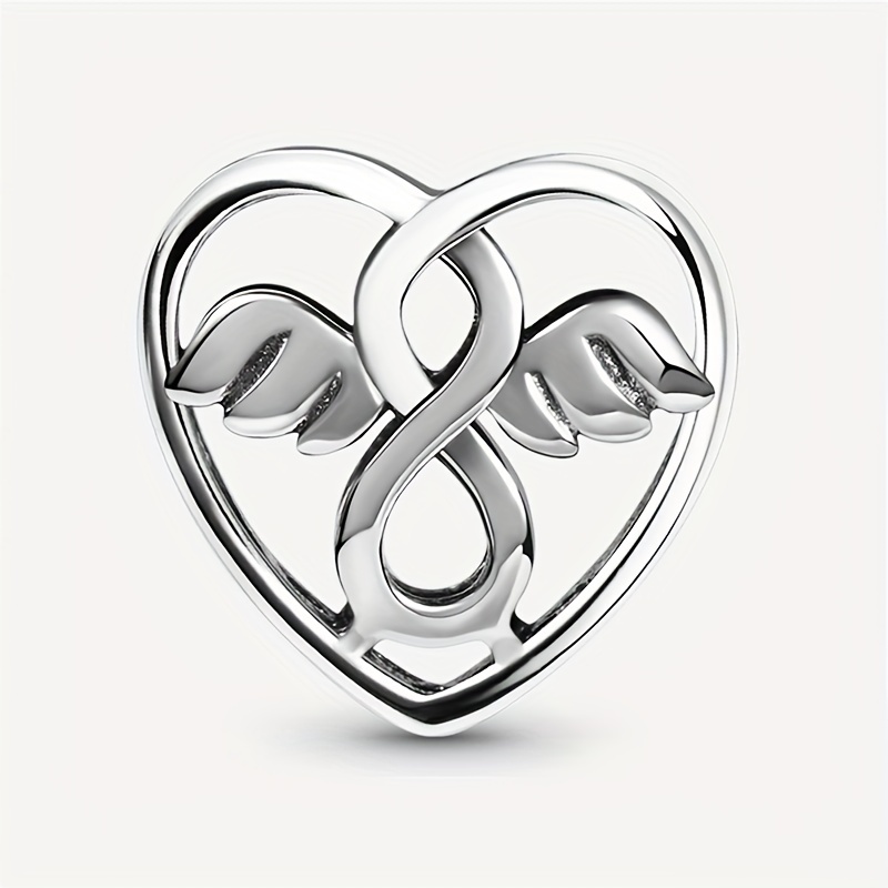 3pcs Girl/Women Wings Bulk Charms For Jewelry Making Supplies Goddess  Pendant Necklace Earrings Charm Heart