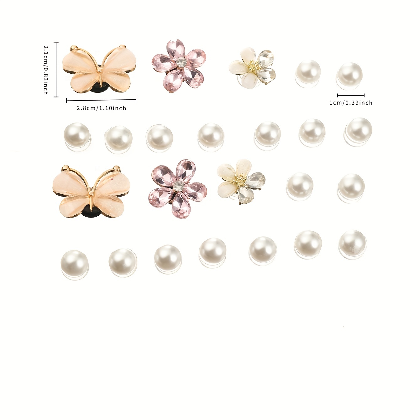 Faux Pearl Shoes Charms For Clogs Sandals Decoration - Temu