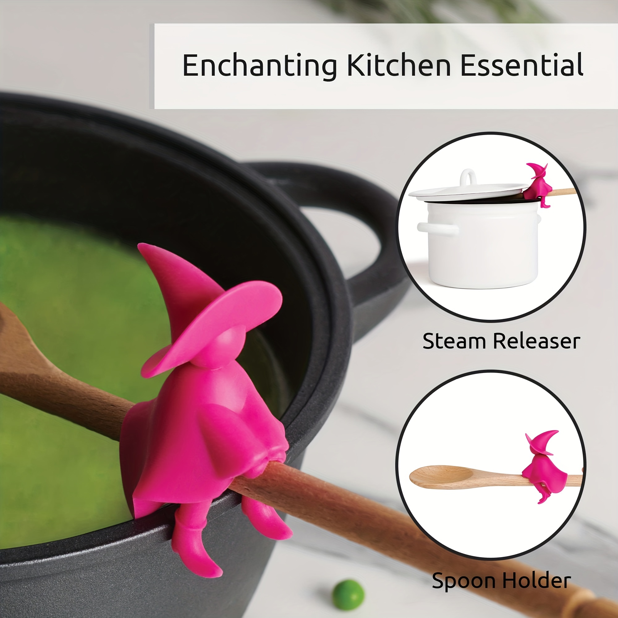 1pc Witch Spoon Holder For Stove Top Witchy Gifts For - Temu