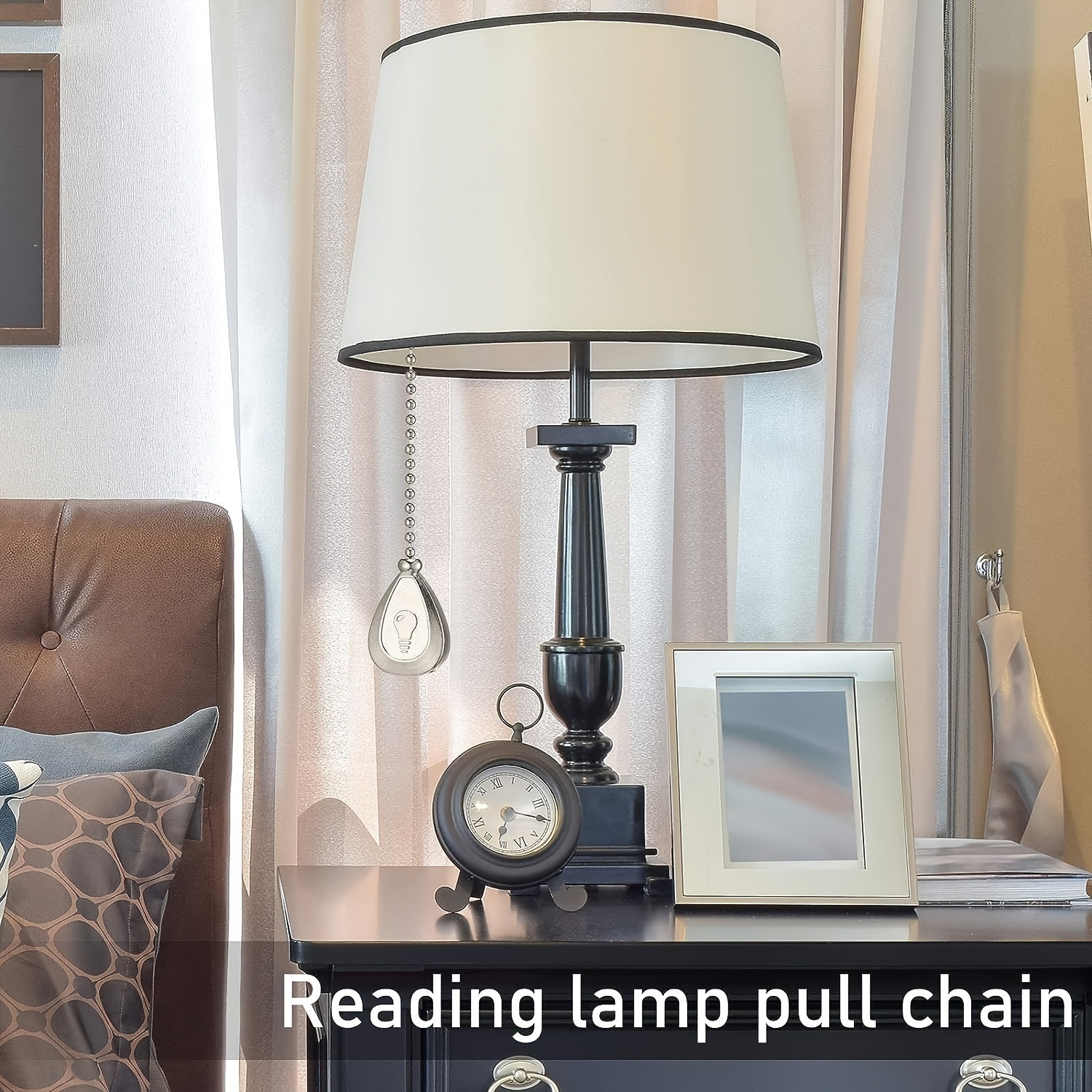 Ceiling Fan Pull Chain Set Bulb And Fan Pattern Pull Chain - Temu