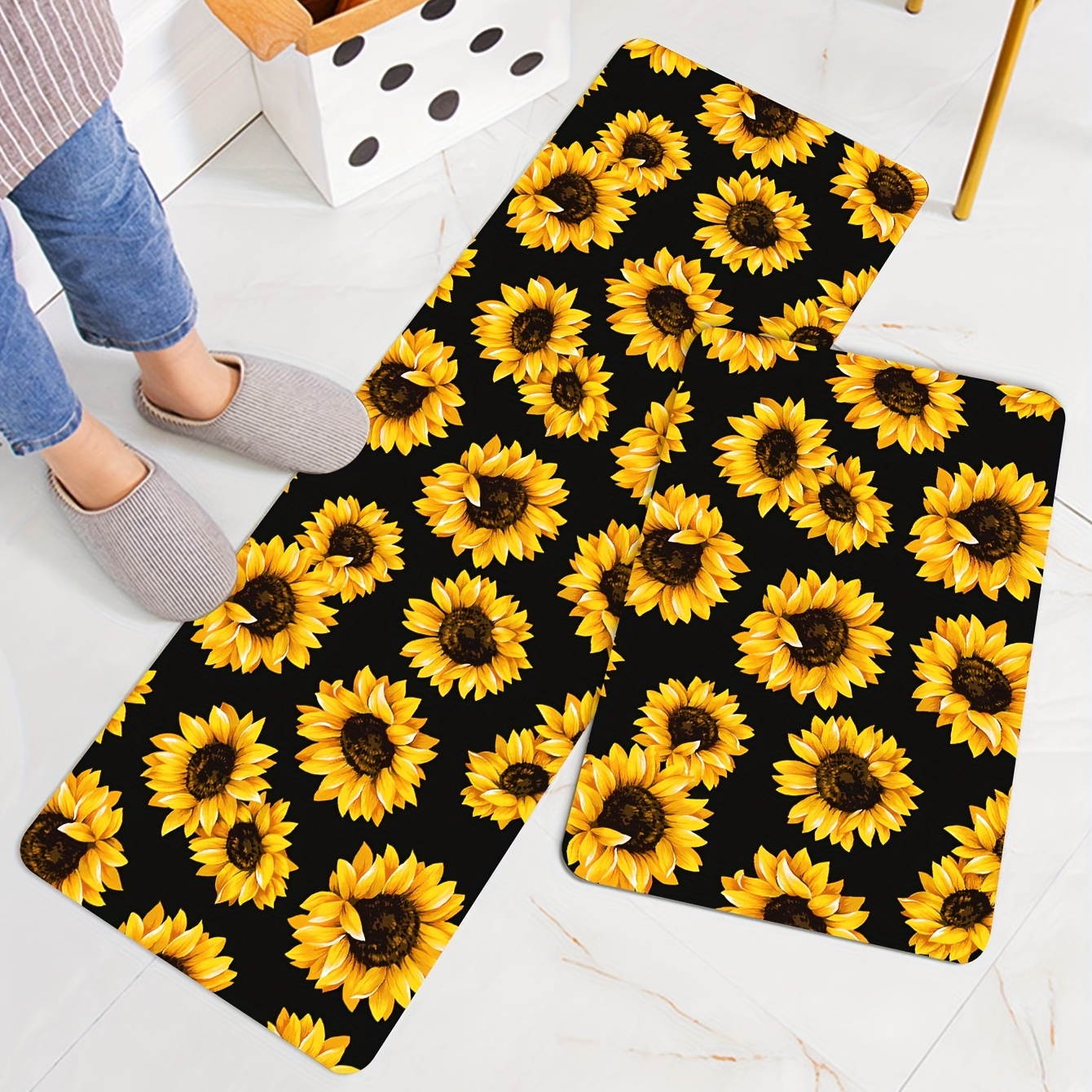  Yellow Daisy Flowers Bathtub Washer Machine Cover