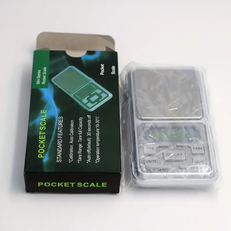 Pocket Electronic Scale Digital 5-unit Grams Ounces Tola Carat Grain With  Plastic Lid 