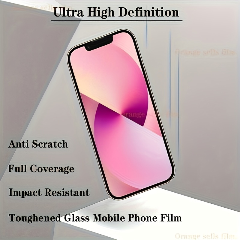 Tempered Glass Screen Protector For Iphone 15 14 13 12 11 Mini