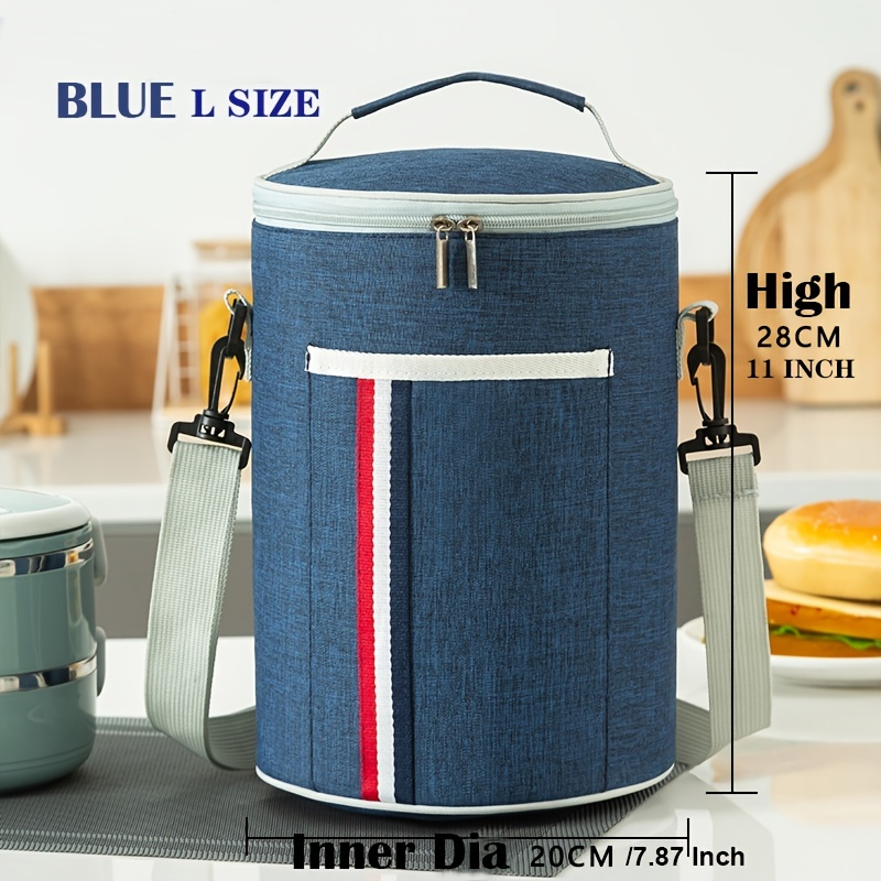 Japanese Cylinder Lunch Bagheat Insulated Bento Baglunch 