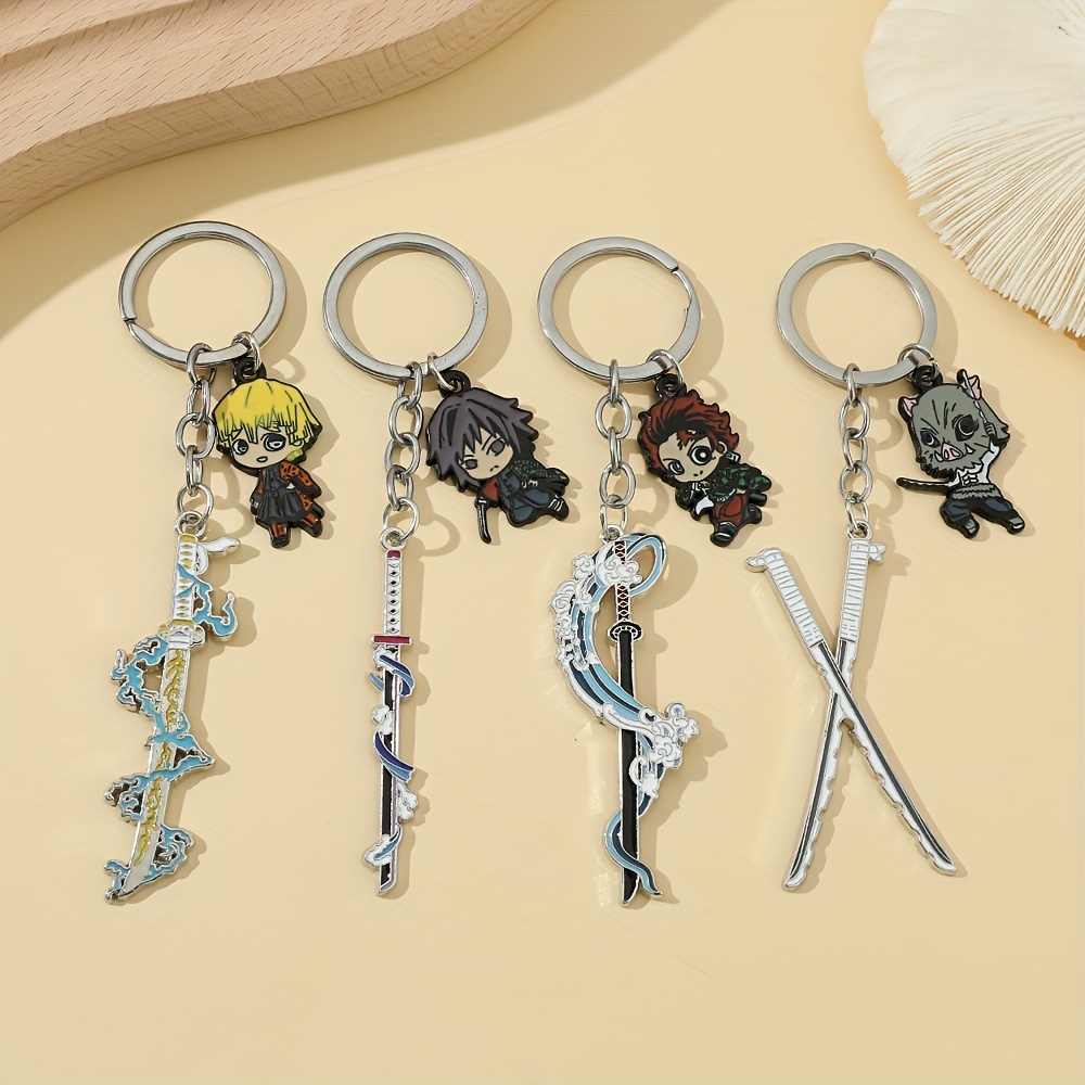 Dracule Mihawk Keychain Black Sword Key Chain Yoru for Men Anime  Accessories Car Key Ring Llaveros