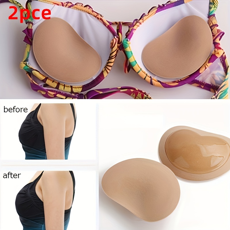 Thick Soft Silicone Breast Pads Invisible Bra Pads Enhancer Pads Bikini  Insert