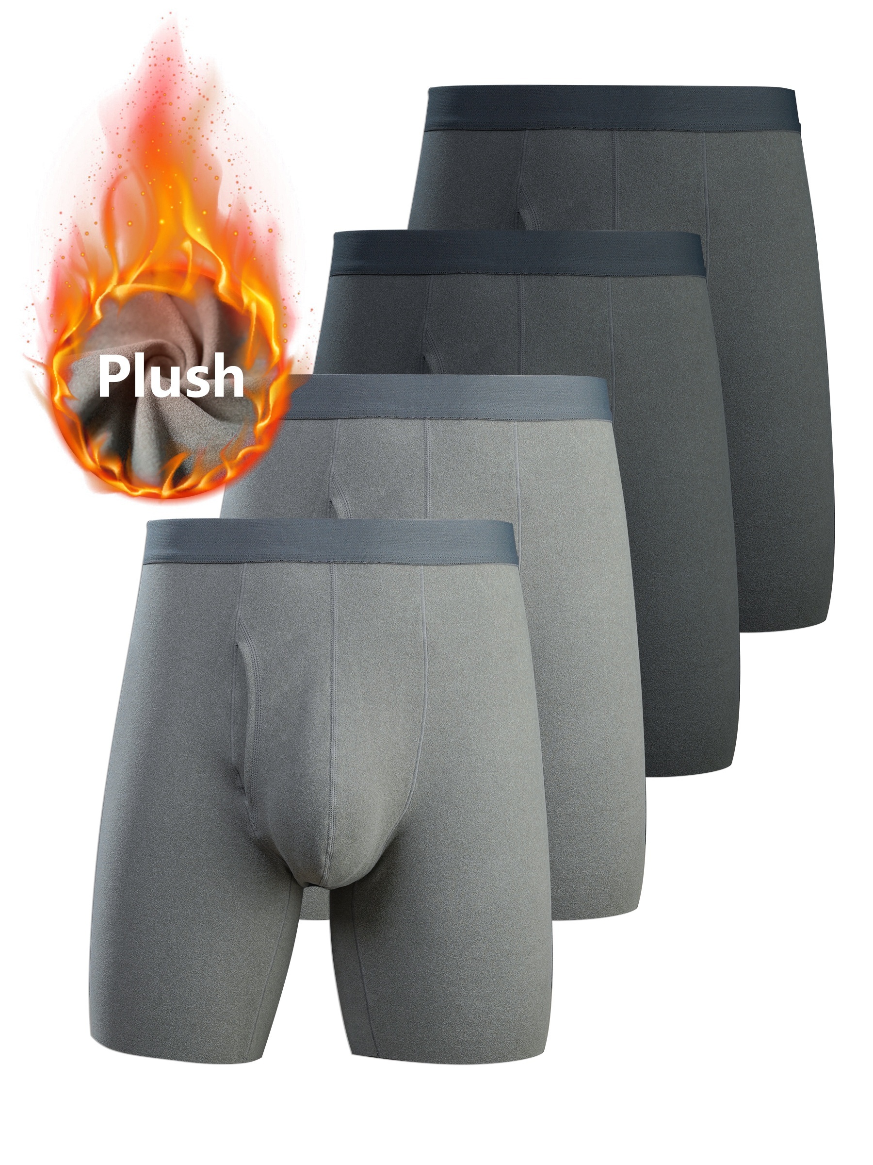 Men's Thermal Underwear Winter Antibacterial Crotch - Temu United