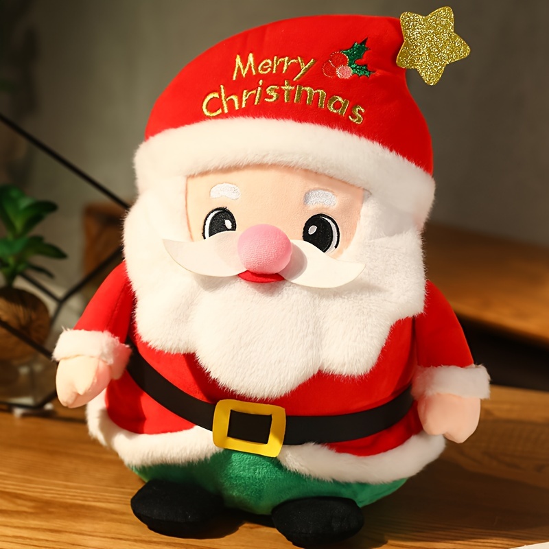 5 Style Christmas Plush Toys Plush Santa Plush - Temu