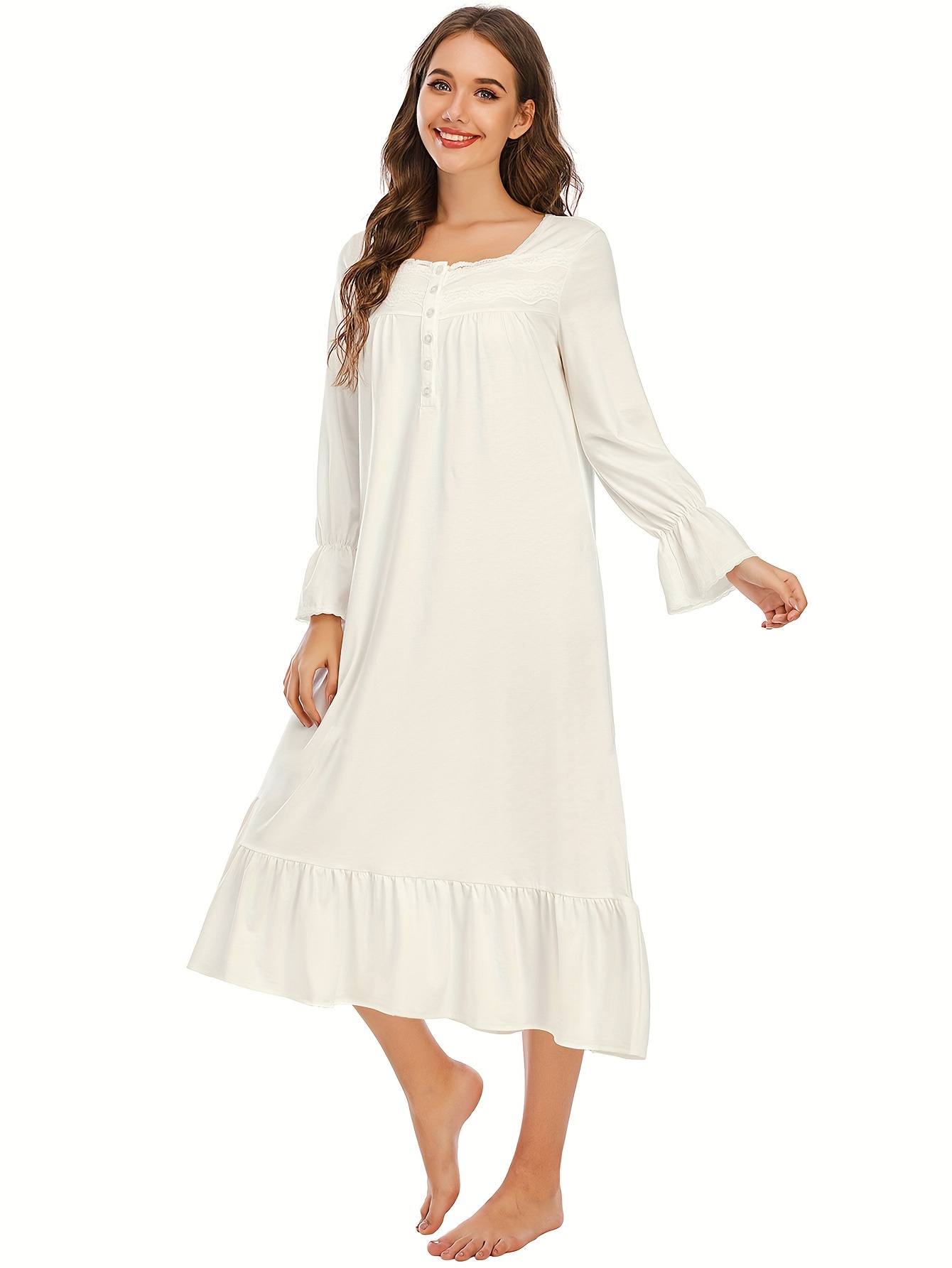 Camisones largos de cómodas y holgadas para otoño e invierno de  pijamas Halloween en y Estados Unidos