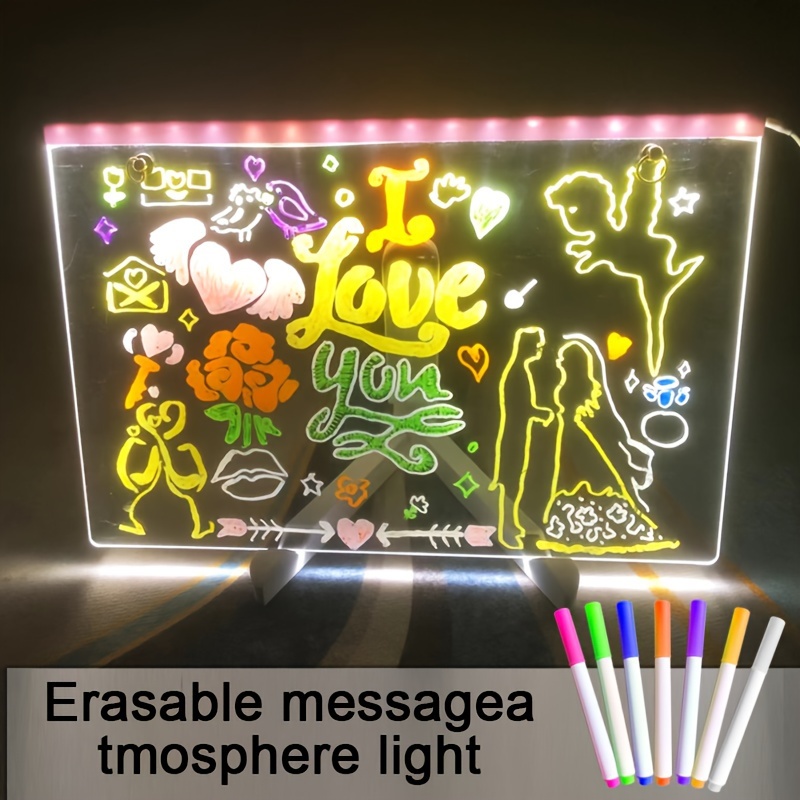 Nuovo prodotto tavolo da disegno fluorescente 3D lavagna luminosa