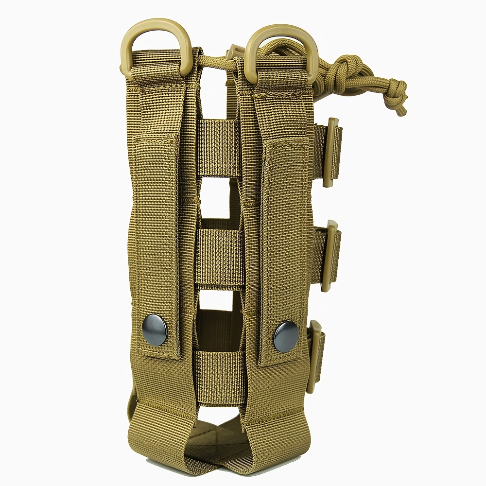 Sports Water Bottles Pouch Bag Tactical Drawstring Molle Bottle