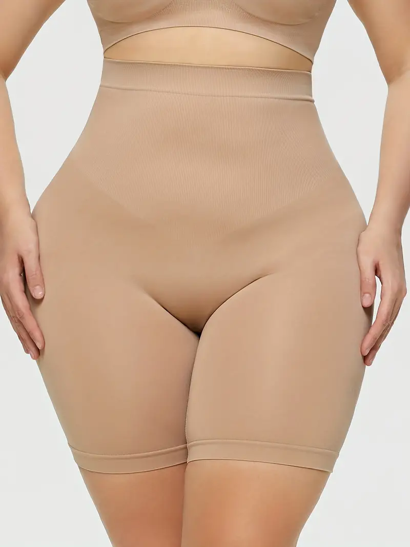 Plus Size Casual Underwear Women's Plus Plain High - Temu Canada