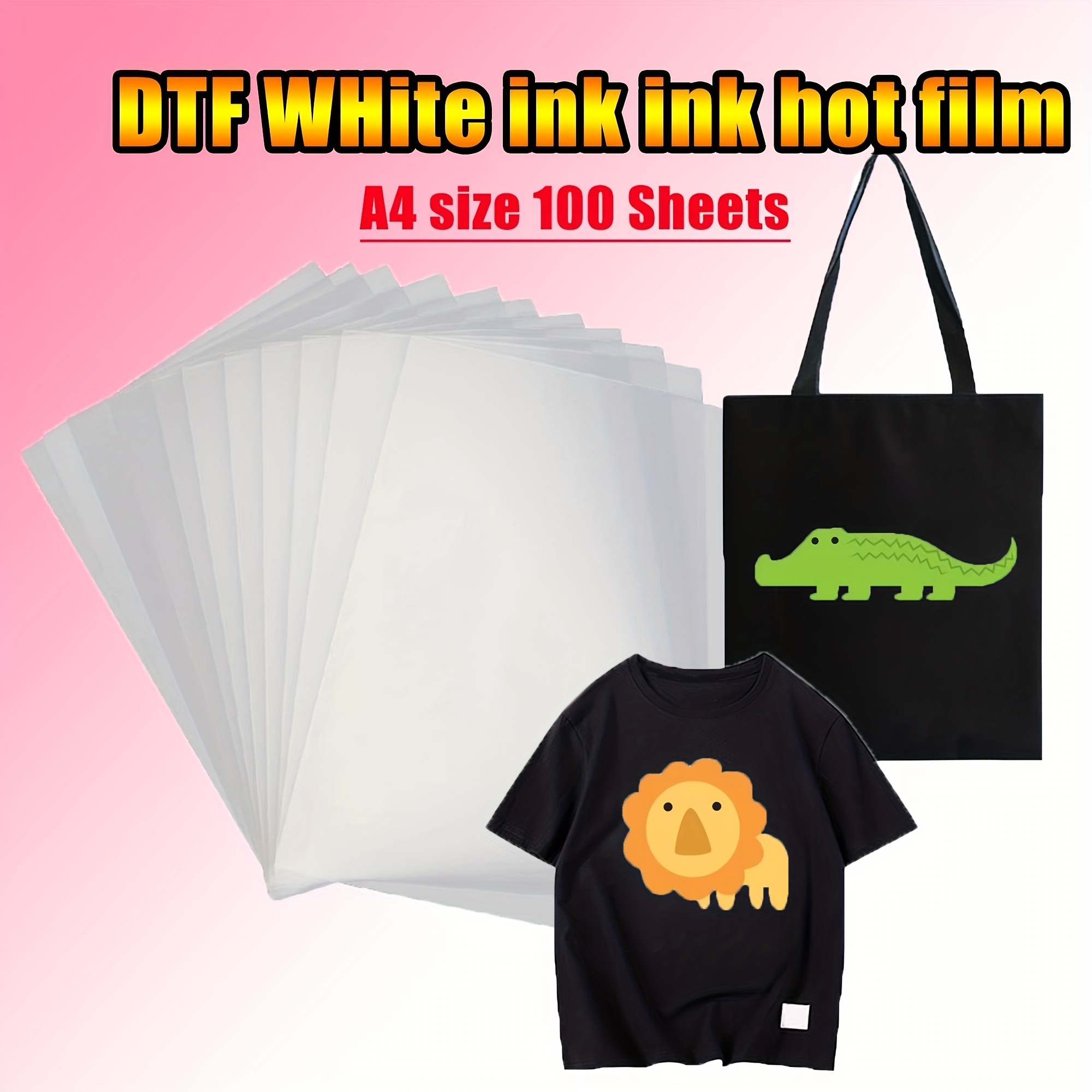 Multifunction Thermal Transfer Paper, Iron on Heat Transfer Paper for Light  T Shirts, A4 SIZE - Printable