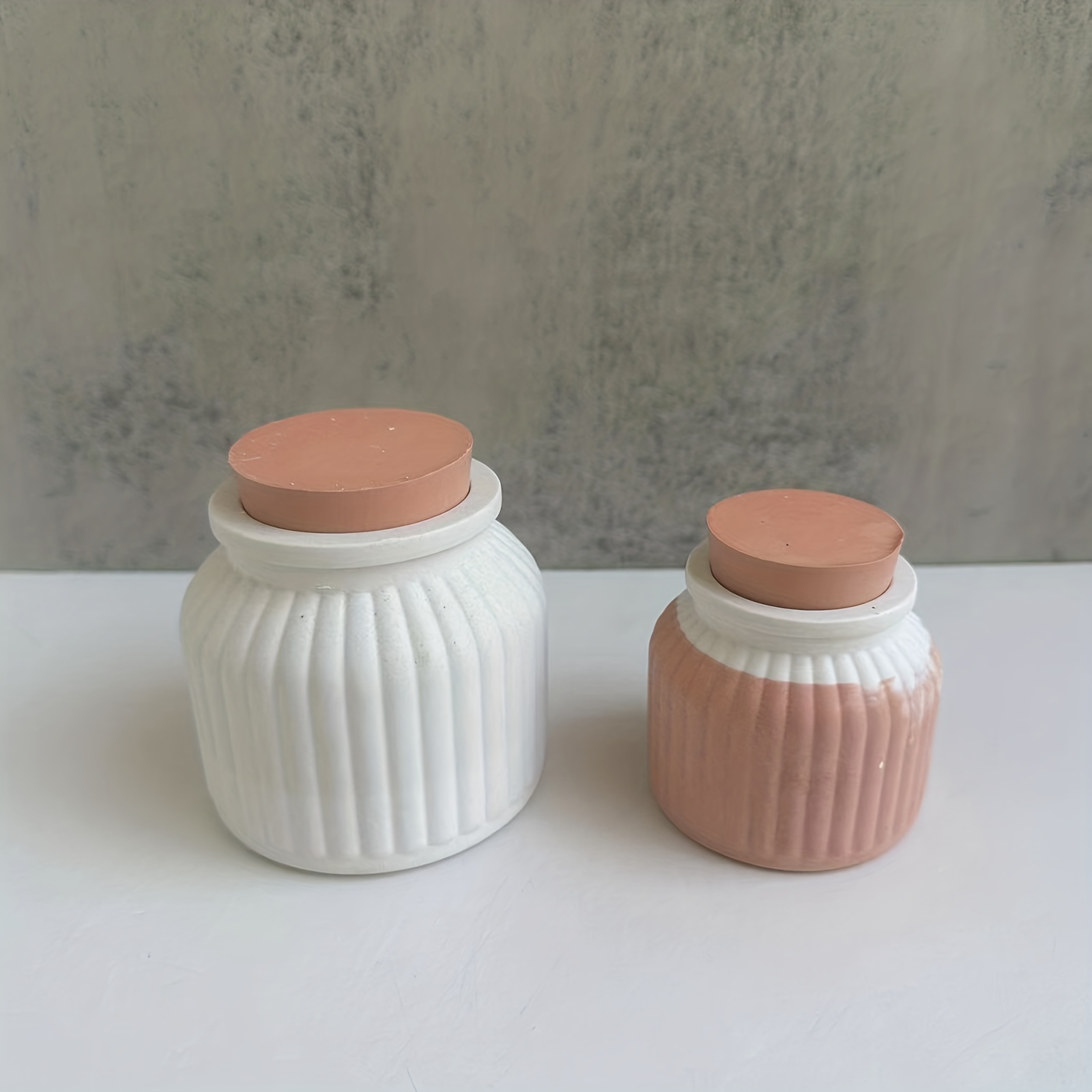 Small Jar Pottery Plaster Mold Jewelry Storage Small Jar Silicone
