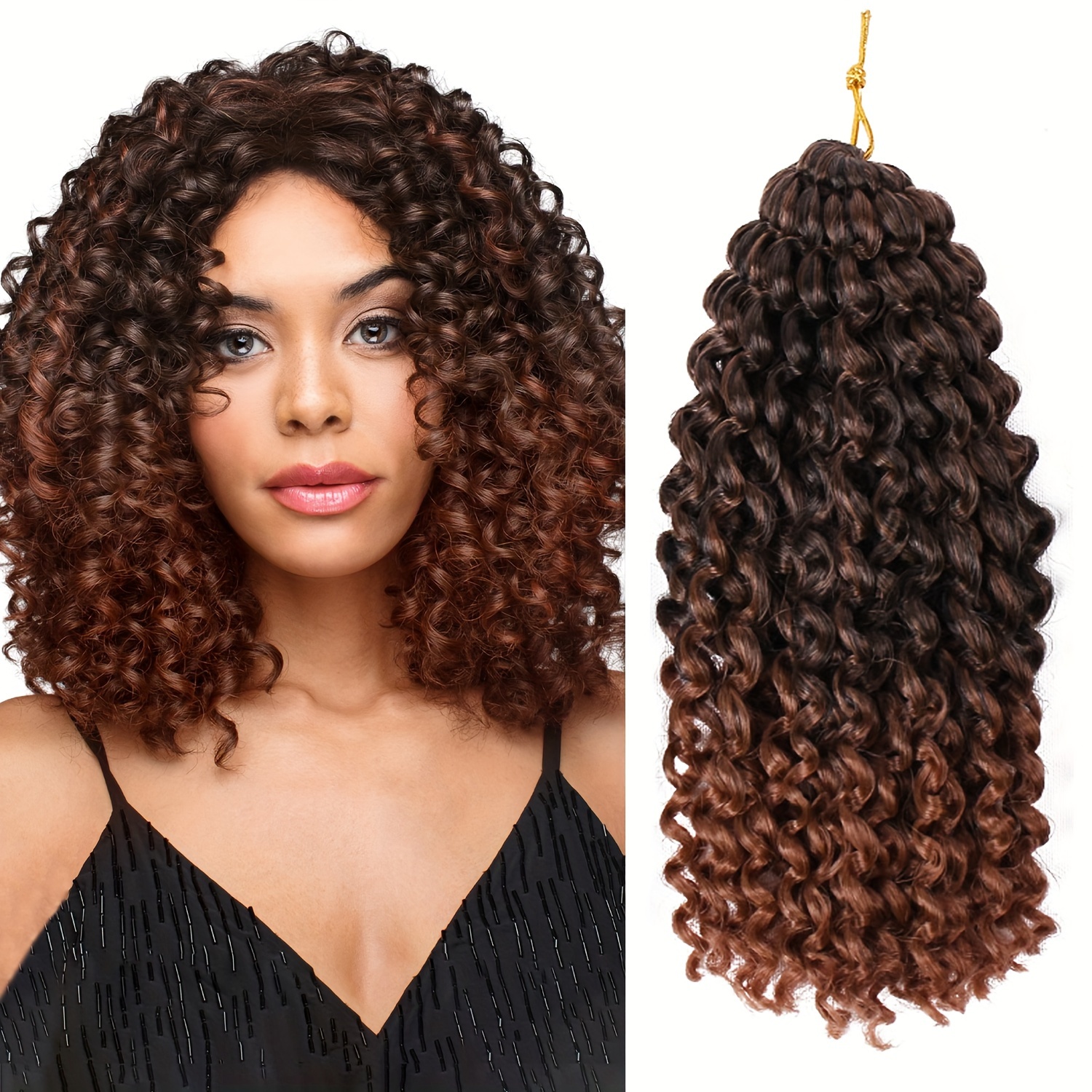 Passion Twist 8 Inch Marlybob Crochet Curly Hair Extensions 3