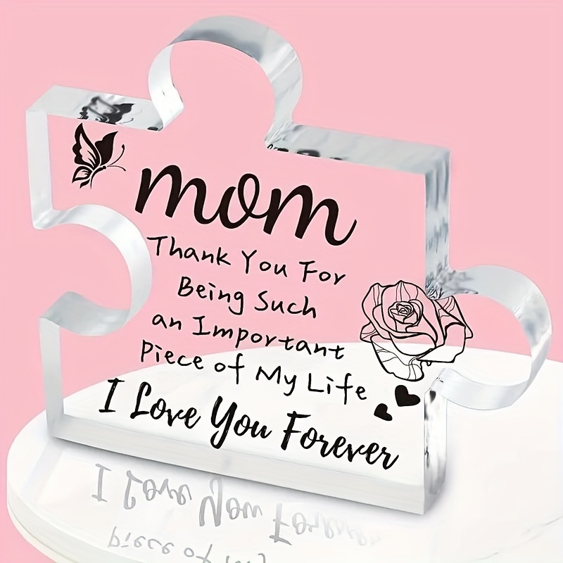 Gifts For Mom Mom Birthday Gifts I Love You Mom Acrylic - Temu