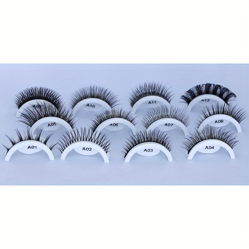 Self-Adhesive Reusable False Eyelashes Naturally Fluffy No Glue Needed