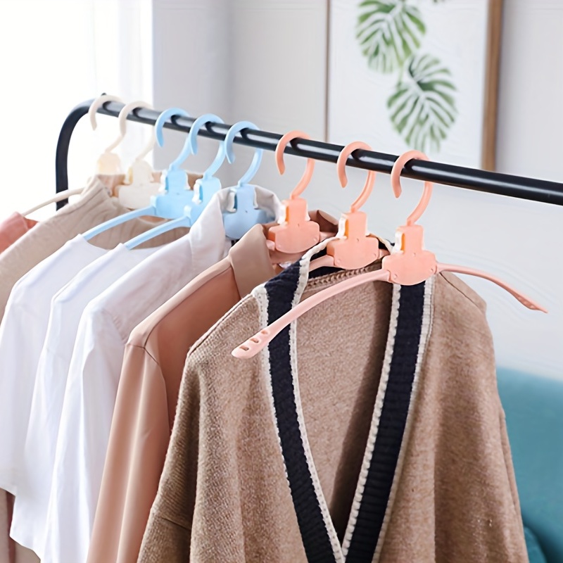 Wide Shoulder Clothes Hanger Traceless Plastic Clothes - Temu