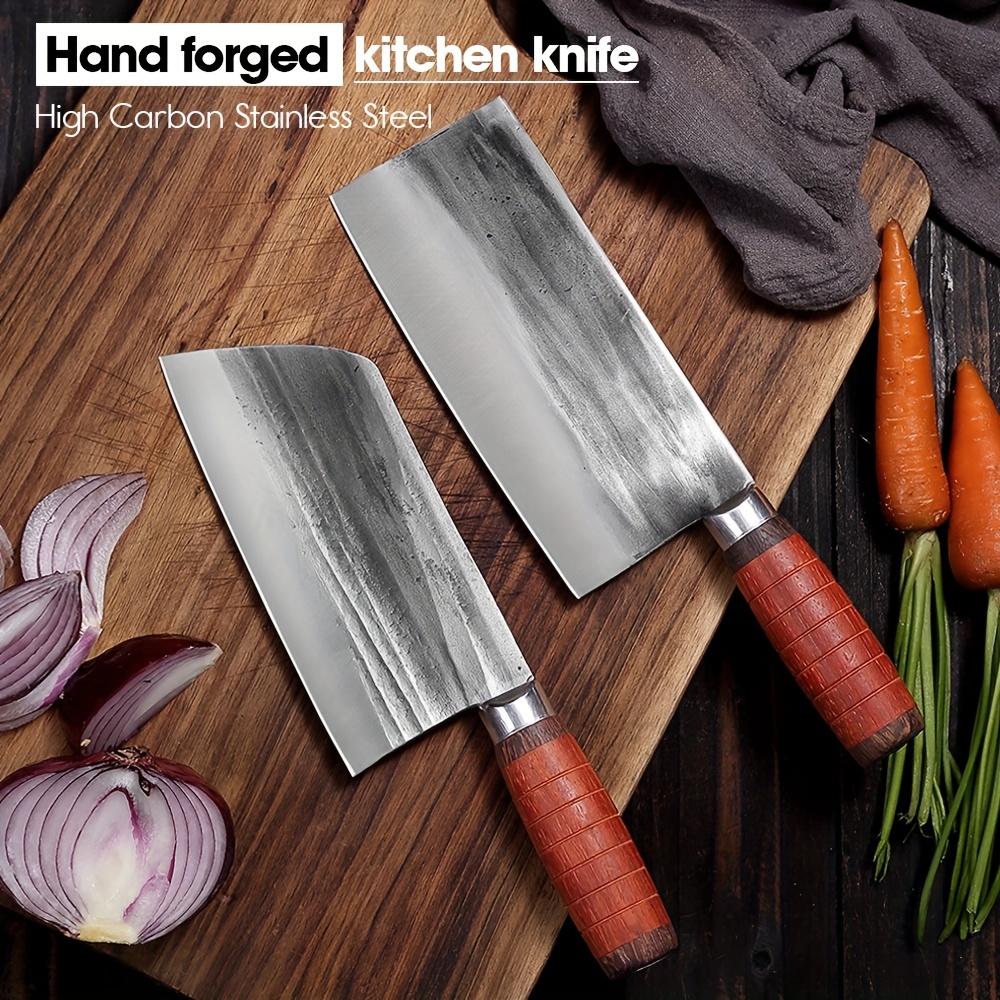1pc Super Stainless Steel Chinese Kitchen Knife - 7.2 Inch Blade for  Effortless Food Preparation