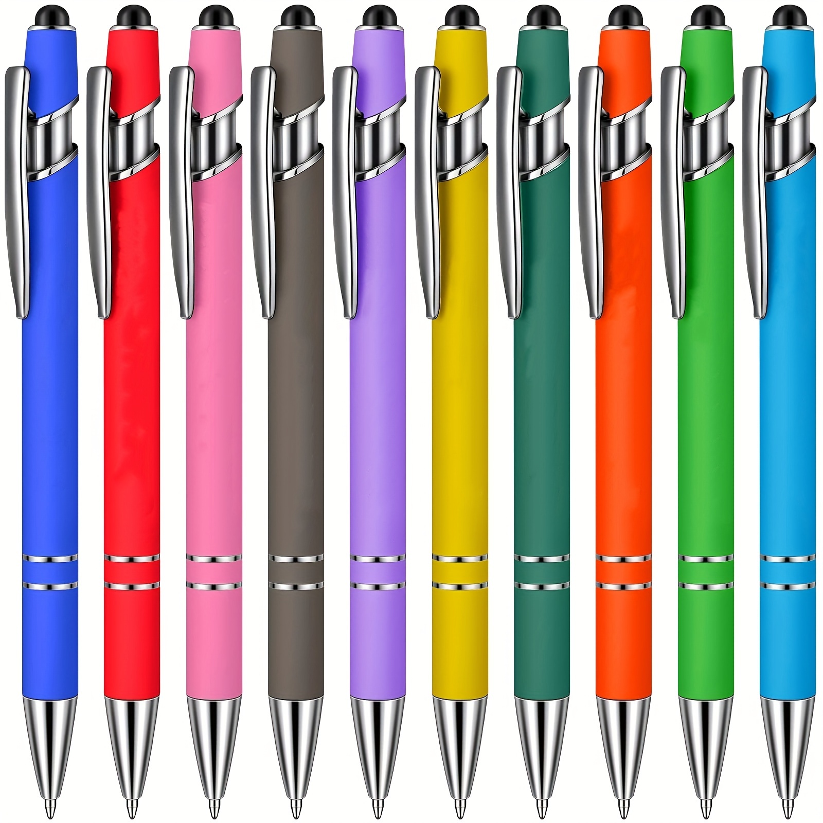 10 PC Inspirational Pens Motivational Pens with Sayings; Funny Cute Fun Cool Happy Good Vibes Quotes Phrases Writing Ballpoint Pen for Coworkers