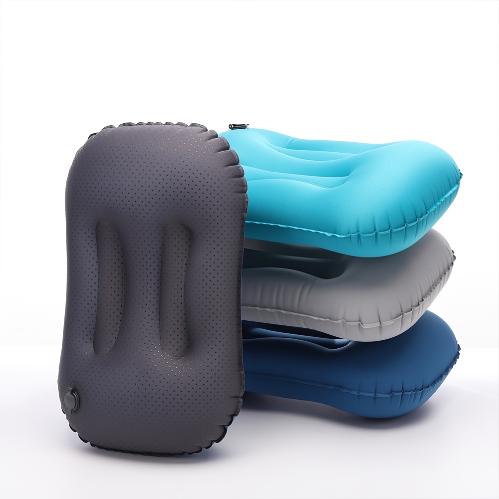 Travel Neck Pillow, Camping Pillow, Outdoor Sleeping Pillow, Lumbar Pillow, Travel  Pillow, Portable Inflatable Pillow, Outdoor Bedding - Temu