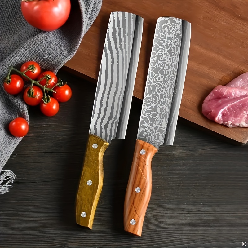 Hand-forged Chopping Knives, Household Kitchen Knives, Bone-cutting Knives,  Super-fast And Sharp Chef's Special Knives, Self-sharpening Slicing Knives,  Chef's Knives - Temu