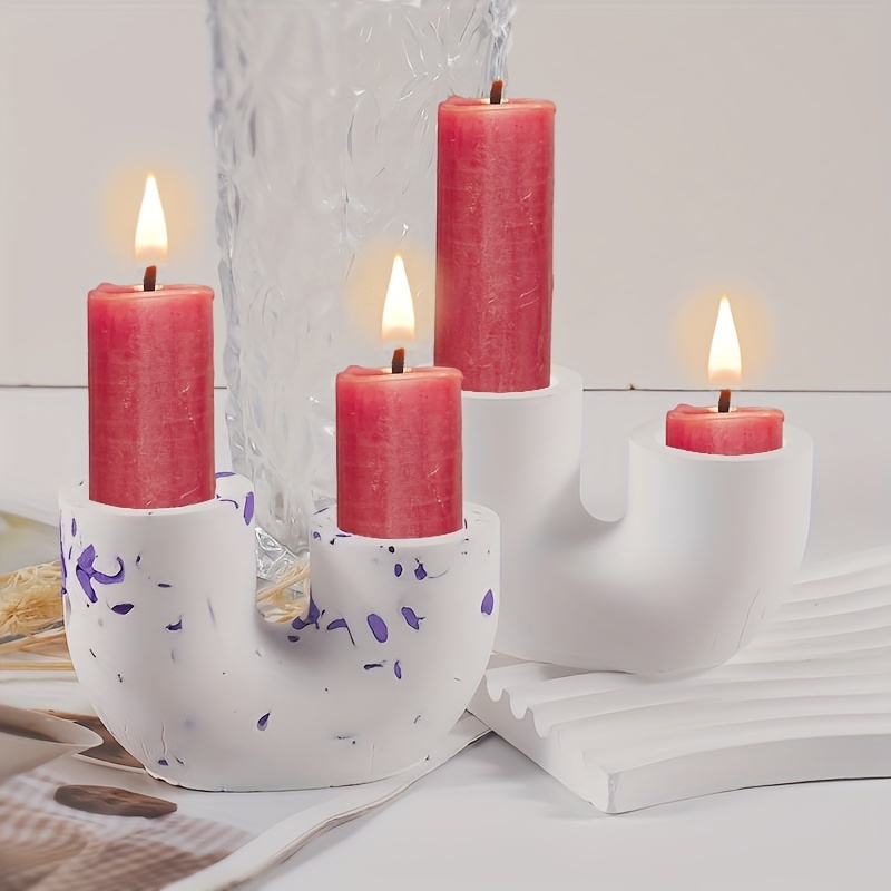 Diy Plum Candle Holder Crystal Epoxy Resin Mold - Temu Austria