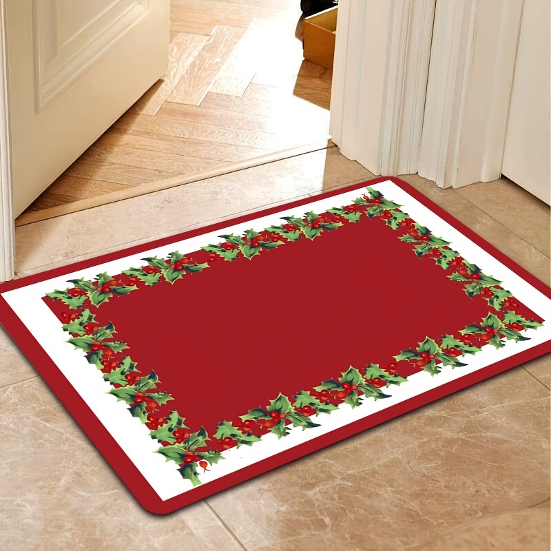 Comprar Alfombra decorativa navideña para el hogar, tapete con