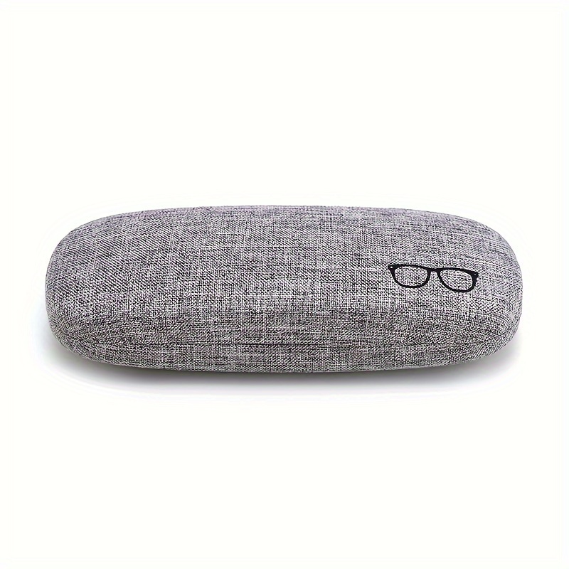 Image of Vintage Glasses Case - Beige Eyewear Box With, Scratch-resistant Protection, Compact Travel- For Men's Fashion Glasses, Reading Glasses, Eyewear - Ideal Gift For Glasses Wearers, Eyeglass Case