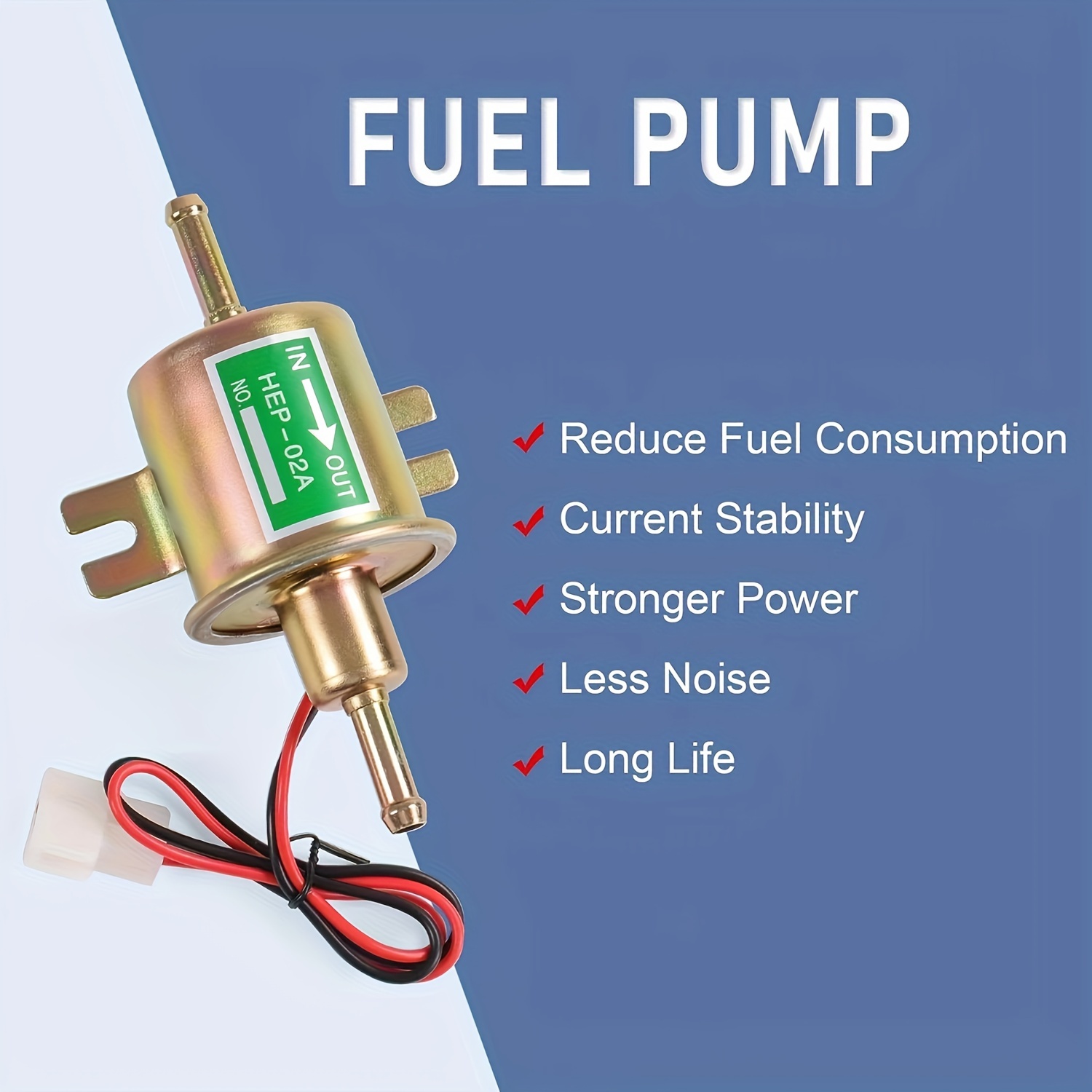 hep-02a 2.5-4psi electric fuel pump 12v