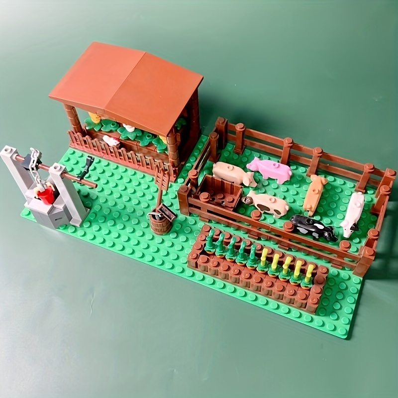MOC Farm Animals Building Blocks City Set